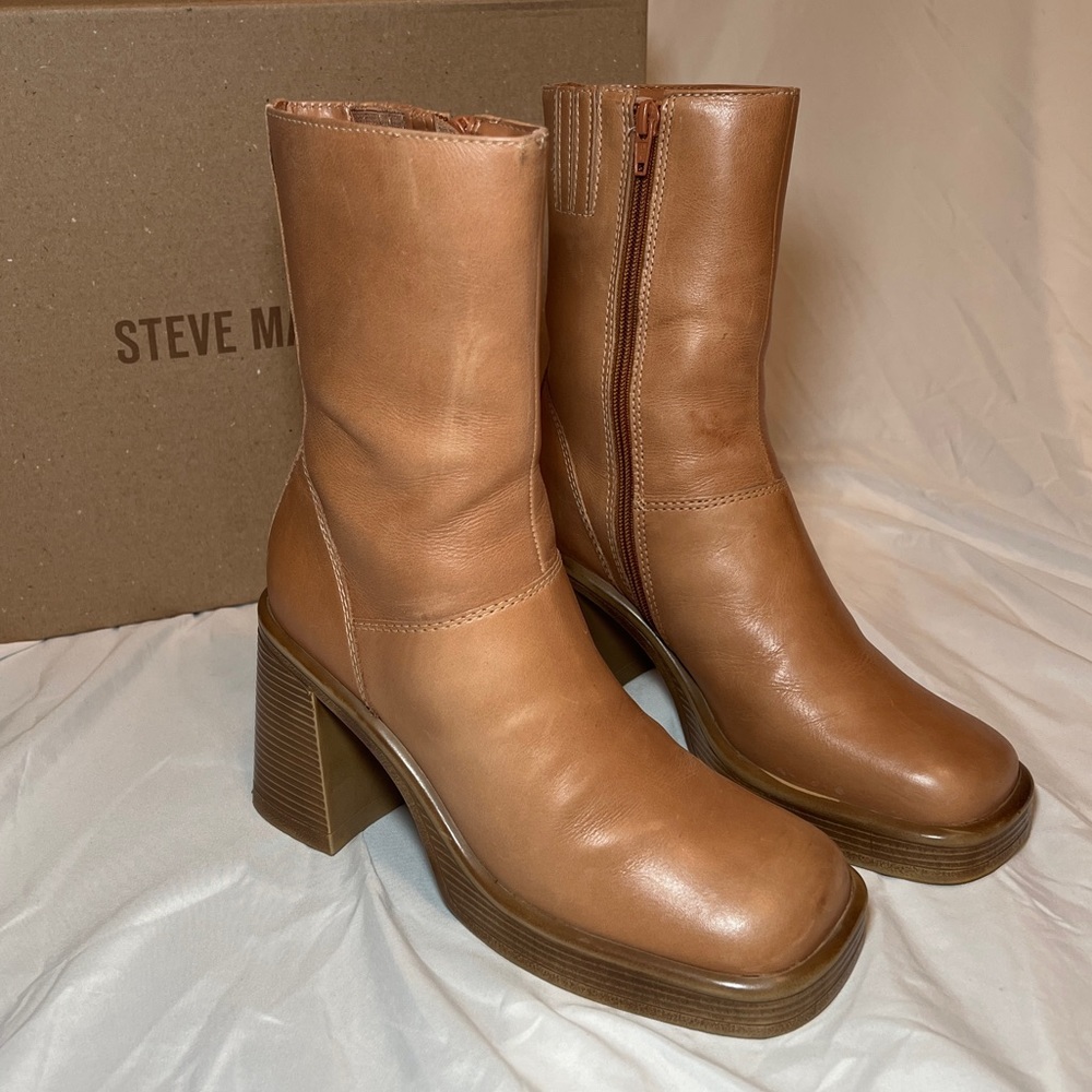 Steve Madden Fantsie Tan Leather